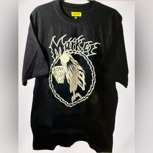 Market Dunk Til Death Black Graphic T-Shirt New Size XL​